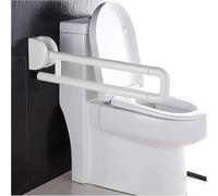 Maniglione Bracciolo for anziani, supporto da parete for bagno, maniglia pieghevole, sponde di sicurezza for WC, bracciolo di supporto pieghevole, bianco, applicabile(Light Green)