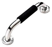 Maniglione Bracciolo for bagno moderno, vasca e doccia in acciaio inox e PVC, maniglia di sicurezza antiscivolo for disabili e anziani