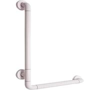 Maniglione Bracciolo for doccia, corrimano antiscivolo a forma di L, ringhiera for WC, maniglia for vasca da bagno, sicurezza for anziani disabili, applicabile a chi vive da solo(Light Green,40*60cm)