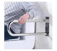 Maniglione Bracciolo pieghevole con supporto in acciaio inossidabile, corrimano pieghevole for vasca da bagno in cromo lucido, maniglione di sicurezza for WC, for anziani, robusto con buona finitura.