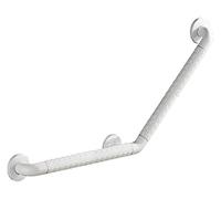 Maniglione Corrimano di sicurezza, corrimano in acciaio inox SUS 304 for anziani/corrimano, maniglia di supporto for WC/doccia, con impugnatura in nylon bianco