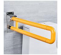 Maniglione Corrimano di sicurezza pieghevole for WC, supporto antiscivolo da parete for WC, ausilio for doccia in acciaio inossidabile for donne incinte(Orange,23.6In)