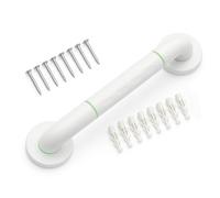 Maniglione di Sicurezza da Parete Fluorescente 40 cm | Barra di Supporto Antiscivolo per Bagno, Doccia e WC con Viti e Tasselli Inclusi