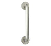 Maniglione dritto in acciaio inox con rosetta da Ø 50 mm OLARIX