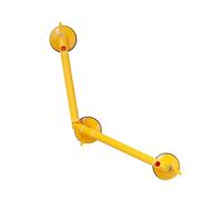 Maniglione For Doccia A 135°,Maniglia Sostegno For Angolo Interno,Ausili Di Sicurezza For Vasca Bagno,La Superficie Ha Un Motivo,Installazione Angolo Regolabile(Yellow,60x40cm)