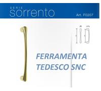 MANIGLIONE IN OTTONE MODELLO SORRENTO PER PORTE D'INGRESSO IN 4 COLORAZIONI