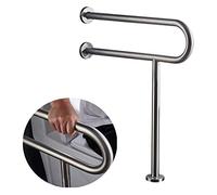 Maniglione Maniglione di sicurezza for WC indipendente for donna, bracciolo a forma di U in acciaio inox da pavimento, ringhiere di sicurezza antiscivolo