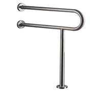 Maniglione Maniglioni a U, braccioli pieghevoli, corrimano a parete, supporto di sicurezza antiscivolo in acciaio inox for vasca da bagno e WC