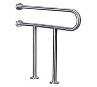 Maniglione Maniglioni a U, braccioli pieghevoli, corrimano a parete, supporto di sicurezza antiscivolo in acciaio inox, vasca da bagno