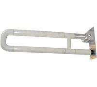 Maniglione Maniglioni antiscivolo for anziani e disabili, maniglia di sicurezza, montaggio a parete, barra di equilibrio for doccia, corrimano for WC a U, bianco, 60 cm