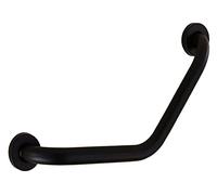 Maniglione Maniglioni di sicurezza for anziani e disabili, braccioli curvi in acciaio inox nero, corrimano di sicurezza a parete, portasciugamani