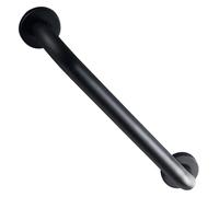 Maniglione Maniglioni di sicurezza for anziani, neri opachi, da parete, con braccioli dritti, supporto for corrimano portatile for WC