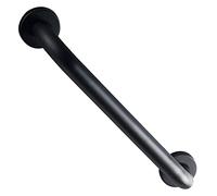Maniglione Maniglioni for braccioli dritti da parete for la sicurezza degli anziani, neri opachi, supporto for corrimano portatile for WC