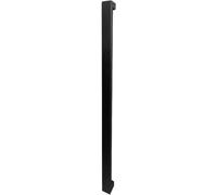 Maniglione Moderno In Acciaio Inox Satinato | Stile Quadrato Liscio Per Porte Interne | Esterne | Negozi E Serramenti | Disponibile In 2 Colori E 2 Misure (Nero, 425x400x65 mm)