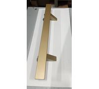 MANIGLIONE "OREGON" ORO OPACO - PER PORTE INTERNE,ESTERNE,VETRO,FERRO,LEGNO