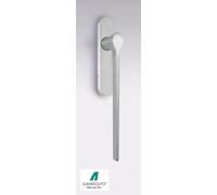 Maniglione per alzanti in zama modello CARAVAGGIO con conchiglia esterna