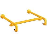 Maniglione per bagno in acciaio inox, Bracciolo di sostegno for l'equilibrio della barra di sostegno for la sicurezza degli anziani disabili(Yellow)