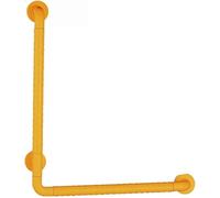 Maniglione per bagno in acciaio inox, Supporto di sicurezza for corrimano tipo L for WC, bracciolo for corrimano, corrimano for bagno for donne, anziani e bambini(Yellow,70 * 50CM)
