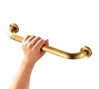 Maniglione Per Doccia In Oro Spazzolato, Maniglioni Per Bagno, Barra Di Sicurezza In Acciaio Inossidabile, Maniglia Di Supporto Bilanciata, Corrimano A Parete(100cm)