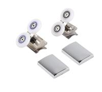 Maniglione per porta doccia in acciaio inox 304 con cuscinetti POM regolabile 8mm per vetro 6mm adatto cabina doccia box doccia e cabina vapore