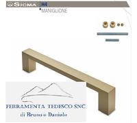 MANIGLIONE PER PORTE MARCA SICMA SERIE H4 ORO OPACO FISSAGGIO ESTERNO