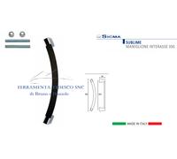 MANIGLIONE PER PORTE MARCA SICMA SERIE SUBLIME CROMO LUCIDO /NERO OPACO