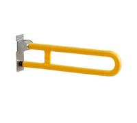 Maniglione per WC, Giallo, Giallo, size to 1 | Antiscivolo, Barra D'appoggio Pieghevole, Resistente Ruggine, Maniglione per Disabili con Cerniera, Toilette, Anziani