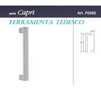 MANIGLIONE PORTE BUSSOLE LEGNO FERRO CROMO SATINATO MADE IN ITALY CAPRI VI.TEL