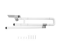 Maniglione Ribaltabile Bagno Wc Corrimano di sicurezza pieghevole for WC Corrimano di assistenza for telaio Maniglione for disabili for anziani Bracciolo pieghevole da 23,6 pollici Bagno