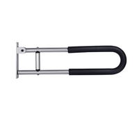 Maniglione ribaltabile per bagno e toilette Maniglione for WC con design ribaltabile Corrimano di sicurezza for bagno in acciaio inossidabile da 23,6 pollici