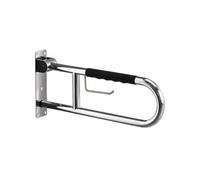 Maniglione Ribaltabile Resistente, style to 1, 800 Mm | Antiruggine, Barra D'appoggio Pieghevole, Stabile, Maniglione a Parete, per Toilette