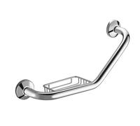 Maniglione sicurezza bagno portasapone maniglia doccia anziani disabili 45 CM