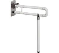 Maniglione WC pieghevole con corrimano in acciaio inox senza barriere, staffa di sicurezza for le gambe, maniglie antiscivolo for il bagno