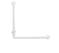 Maniglioni Accessori for il bagno Corrimano for WC a 90 gradi Maniglie senza barriere in acciaio inossidabile Per Anziani Bambini(White 68 * 68cm)