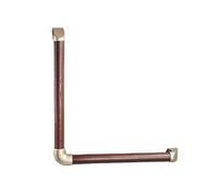 Maniglioni For Bagno A Forma Di L, Barra Di Sicurezza In Legno For Doccia, Maniglie Antiscivolo For Interni Ed Esterni, Carico Massimo 300 Kg, For Gradini Della(Color2,30x50cm)