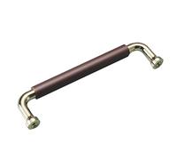 Maniglioni per Armadio Lega di zinco Pomelli per Mobili Camera dei bambini Maniglia per guardaroba Stile europeo Tiretti del cassetto Profili Manopole Maniglie per tirare (Hole pitch 96mm,brown)