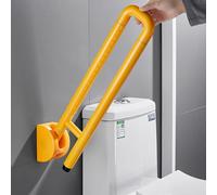 Maniglioni per bagno per disabili, WC a ribalta, corrimano di sicurezza per bagno montato a parete antiscivolo, barra per WC in acciaio inox, maniglie per WC per anziani, donne incinte e disabilità(Ye