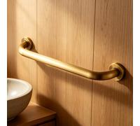 Maniglioni Per Doccia Dorati, Maniglione Di Sicurezza Per Il Bagno, Maniglia Antiscivolo Per Doccia Per Vasca Da Bagno, WC, Gradini, Portasciugamani, Montaggio A Parete(50cm)