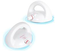 Maniglioni per doccia senza foratura - Set da 2 - Ventosa extra forte 190 kg - Linea di sicurezza rossa - Per anziani e disabili - Solo superficie liscia