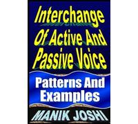 Manik Joshi Interchange Of Active And Passive Voice (Tascabile)