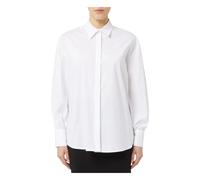 Manila Grace - Camicia arricciata - - Blouses & Shirts - Donna - Bianco - M