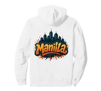 Manila Graffiti con Skyline Felpa con Cappuccio