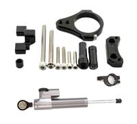 Manillar Damper Compatibile Con Yamaha Per YZF R3 Per R25 Per MT25 2019-2020 Kit Staffa Ammortizzatore Lineare Per Stabilizzatore Ammortizzatore Sterzo Moto(Gray)