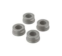 Manillefu Confezione da 4 boccole per ruota anteriore per Craftsman 532009040 532124959, metallo 1-3/8" OD x 3/4" ID x 1" alto, parti di ricambio per riparazione tosaerba