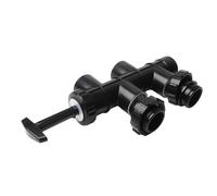 Manillefu Gruppo valvola scorrevole a 2 vie per Hayward Pro-Grid Micro-Clear, controllo push-pull per impianto idraulico da 5,1 cm, parte di ricambio nera SP0410X502S