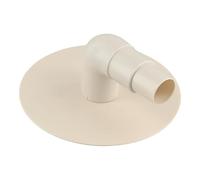 Manillefu Piastra a gomito di ricambio per skimmer per piscina, adattatore per aspirapolvere a basso profilo per Hydro Tools modelli 8939 8940, adatto per tubi da 1-1/4 e 1-1/2 pollici, bianco