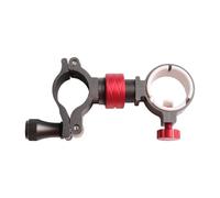 Manillefu Supporto per ombrellone da pesca, per sedia da spiaggia, girevole a 360°, in lega di alluminio, per diametro del tubo da 2,3-2,7 cm, per pesca all'aperto