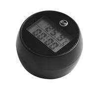 Manillefu Termometro digitale per bagno di ghiaccio con timer, indicatore di temperatura in ABS galleggiante per immersione fredda, doppio display Celsius Fahrenheit nero