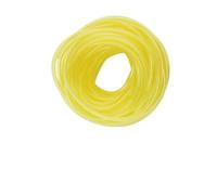 Manillefu Tubo per carburante, 10 m, 2 mm x 3,5 mm, resistente all'olio, per motosega, soffiatore, decespugliatore, motore a gas e idropulitrice, colore: giallo