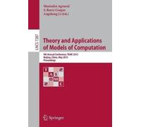 Manindra Agrawal Theory and Applications of Models of Computation (Tascabile)